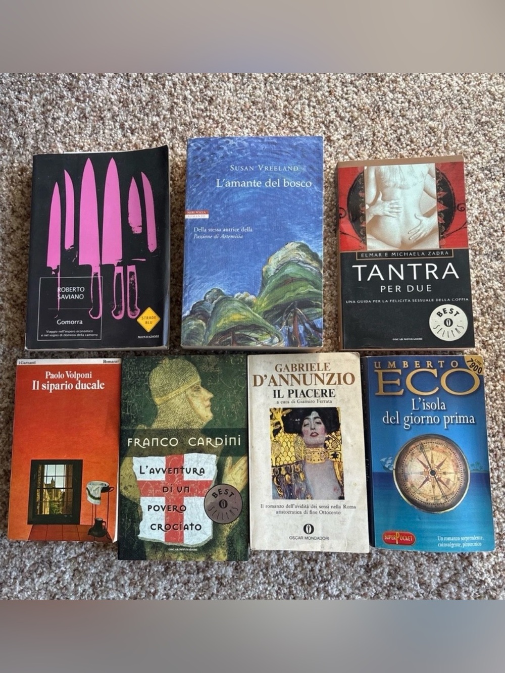Assorted Italian Paperback Book Bundle
